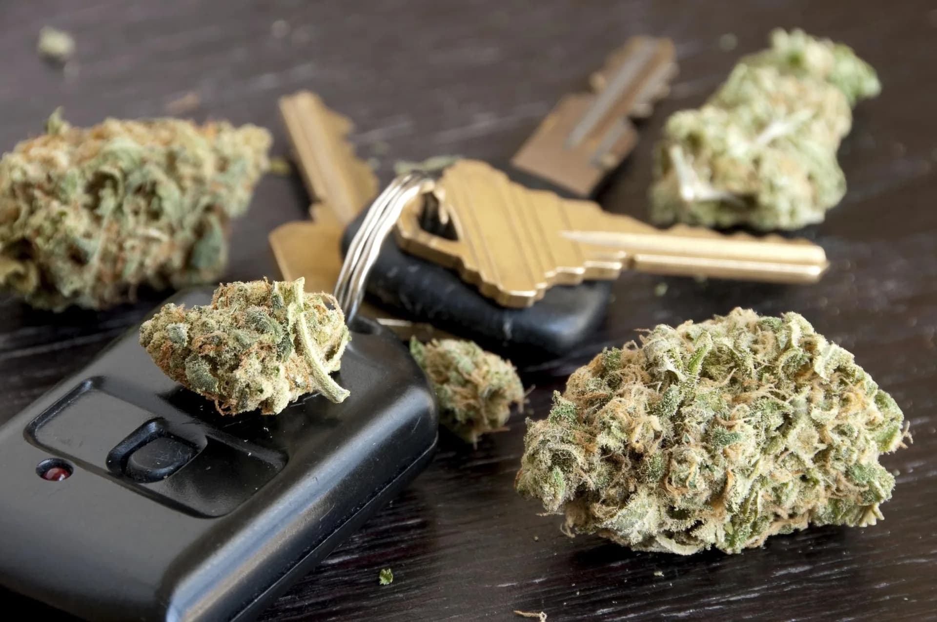 Autoschlüssel und Cannabis
